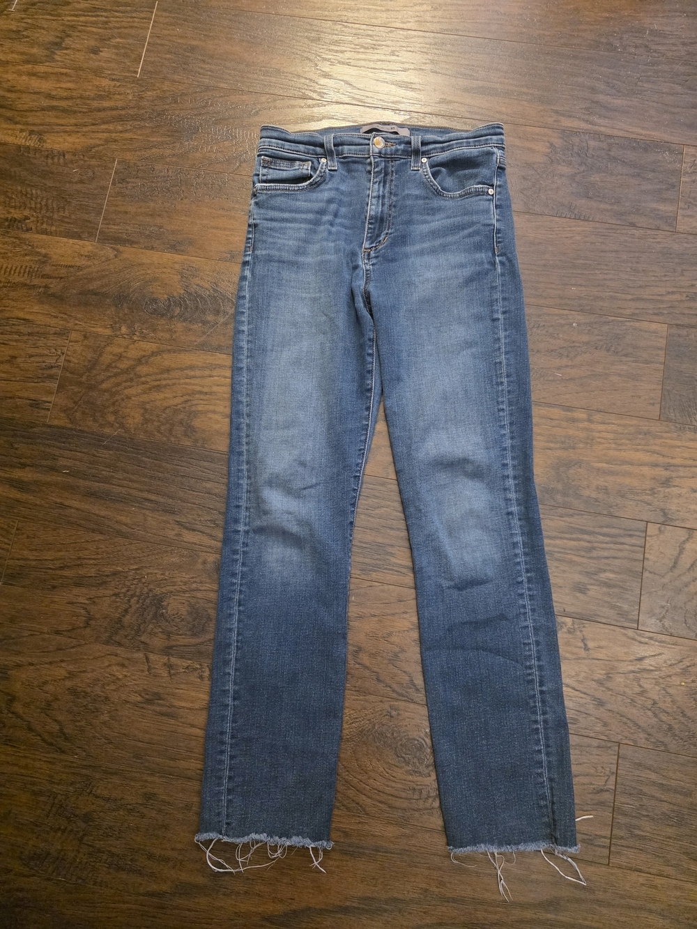 Joe's Jeans Straight-Leg Jeans in Blue Wash